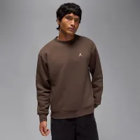 Nike Jordan Brooklyn Fleece чоловічі Crew-Neck світшот колір коричневий