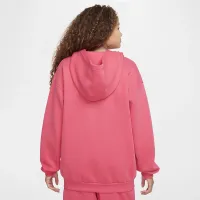 Nike Sportswear Club Fleece Big детские оверсайз Full-Zip Толстовка с капюшоном Pink