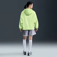 Nike Sportswear Phoenix Fleece женская Over-оверсайз Pullover Толстовка с капюшоном цвет зеленый