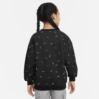 Nike Snack Pack Icon Crew Little дитячі Top колір чорний