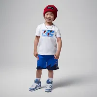 Nike Jordan MJ Moto Toddler Fleece шорти блакитний