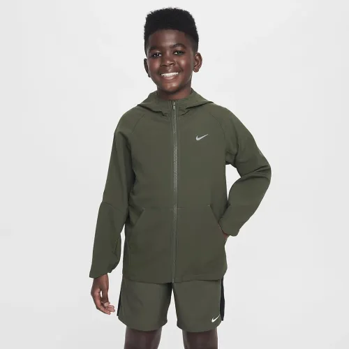 Nike Big дитячі Dri-FIT UV тренувальні Куртка колір зелений