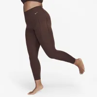 Nike Universa жіноча Medium-Support З високою талією 7/8 лосіни з кишенямиколір коричневий