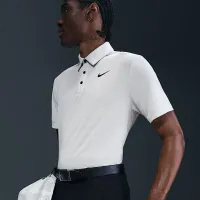 Nike Tour чоловічі Dri-FIT Textuколір червоний для гольфу Polo колір білий