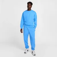 Nike Solo Swoosh чоловічі Fleece Crew блакитний