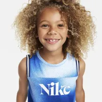 Nike Culture of баскетбольні Printed Pinnie Little Kids Top блакитний