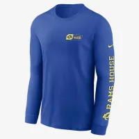 Los Angeles Rams All Out мужские Nike NFL Long-Sleeve футболка синий