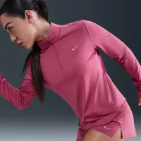 Nike Swift жіноча Dri-FIT UV 1/4-Zip Running Top колір фіолетовий