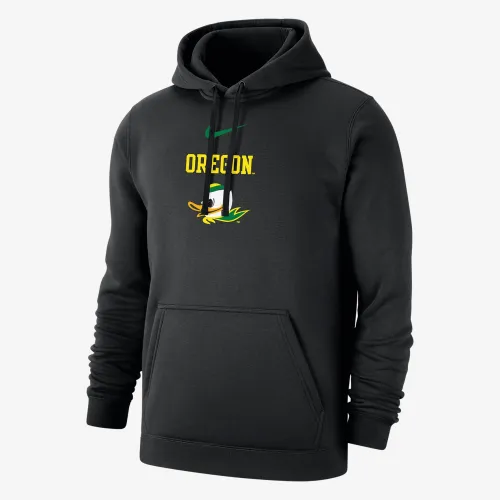 Oregon Club Fleece чоловічі Nike College Толстовка з капюшоном колір чорний