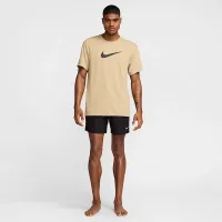Nike Swim Hydroguard мужские Short-Sleeve Top цвет коричневый