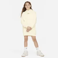 Nike Sportswear Club Fleece Big детские (Girls') Толстовка с капюшоном Костюм цвет белый