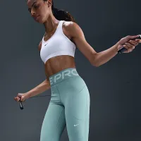 Nike Pro Sculpt женская С высокой Талией 7/8 лосины с карманамицвет зеленый
