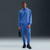 Nike Primary Fleece чоловічі Dri-FIT UV Pullover Performance Толстовка з капюшоном блакитний