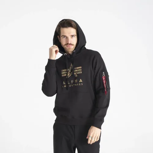 Кофта/футболка Alpha Industries Camo TPU 14633703 - Чорна