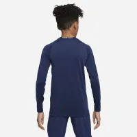 Nike Pro Big детские (для мальчиков) Dri-FIT Long-Sleeve Top синий