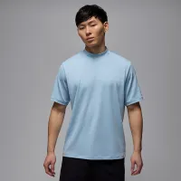 Nike Jordan Sport чоловічі Mock-Neck для гольфу футболка блакитний