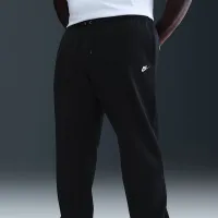 Nike Club чоловічі Open-Hem Fleece Pants колір чорний