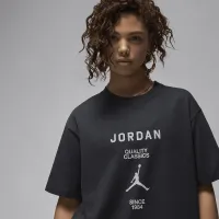 Nike Jordan жіноча Girlfriend футболка колір чорний