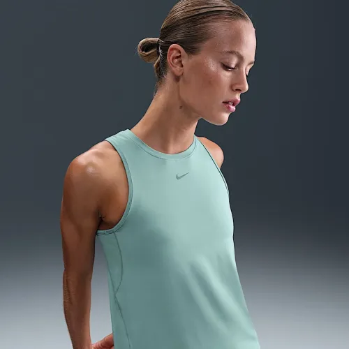 Nike One Classic жіноча Dri-FIT Tank Top колір зелений