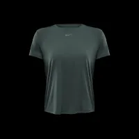 Nike One Classic женская Dri-FIT Short-Sleeve Top цвет зеленый