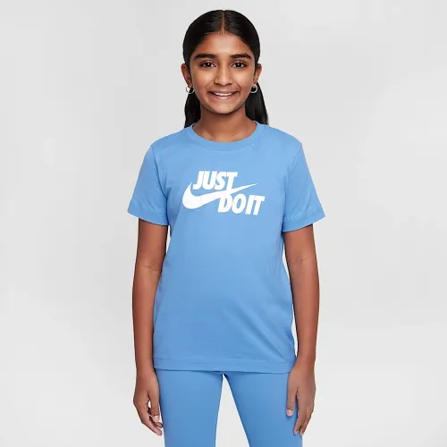 Nike Sportswear Big детские футболка синий