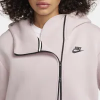 Nike Sportswear Tech Fleece жіноча оверсайз Full-Zip Толстовка з капюшоном Cape колір фіолетовий