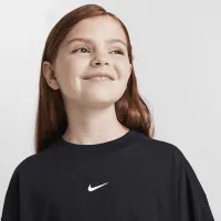 Nike Sportswear Big дитячі (Girls') оверсайз футболка колір чорний