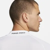 Nike Pro чоловічі Dri-FIT Fitness Mock-Neck Long-Sleeve Top колір білий