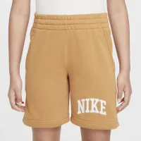 Nike Sportswear Club Big детские French Terry шорты цвет коричневый