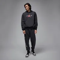 Nike Jordan Brooklyn Fleece мужские Pullover Толстовка с капюшоном цвет черный