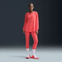 Nike One Relaxed жіноча Dri-FIT Long-Sleeve Top Orange