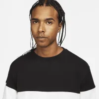 Nike Club чоловічі French Terry Color-Blocked Crew колір чорний