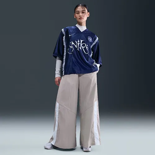 Nike Sportswear женская Wide-Leg Woven Pants цвет серый