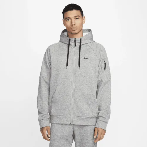 Nike Therma чоловічі Therma-FIT Full-Zip Fitness Top колір сірий