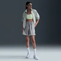 Nike Sportswear жіноча Loose Mid-Rise Graphic шорти колір сірий