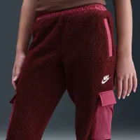 Nike Sportswear Club Fleece Big дитячі Cargo Pants колір червоний