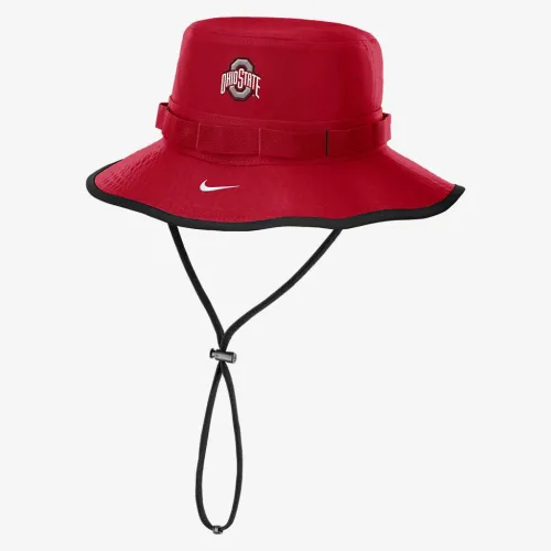 Ohio State Buckeyes On-Field Apex Boonie мужские Nike Dri-FIT College Bucket Hat цвет красный