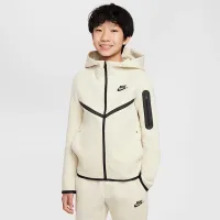 Nike Sportswear Tech Fleece Big детские Full-Zip Толстовка с капюшоном цвет коричневый
