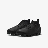 Nike Jr. Phantom Luna 2 Academy Little/Big дитячі MG футбольні бутси колір чорний