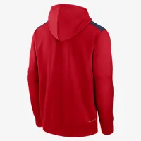Atlanta Braves Authentic Collection мужские Nike Therma MLB Pullover Толстовка с капюшоном цвет красный