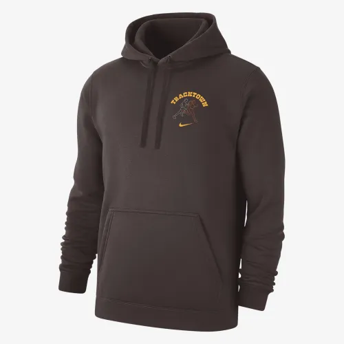 Nike Club Fleece чоловічі Running Pullover Толстовка з капюшоном колір коричневий