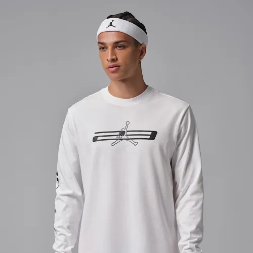 Nike Jordan Sport чоловічі Dri-FIT з круглим вирізом світшот колір білий