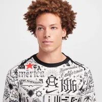 Club Америка Academy Pro SE чоловічі Nike Dri-FIT Soccer Pre-Match Short-Sleeve Top колір коричневий