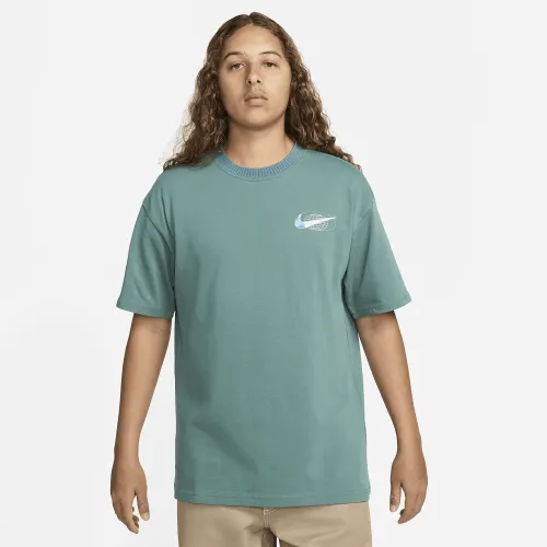 Nike Sportswear мужские Max90 футболка цвет зеленый