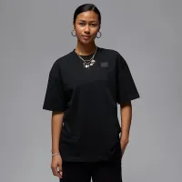 Nike Jordan Flight Essentials жіноча оверсайз футболка колір чорний