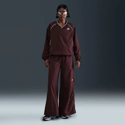 Nike Sportswear жіноча Wide-Leg Woven Pants колір червоний