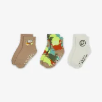 Nike Express Yourself Baby (0-6M) Gripper шкарпетки (3 пар) колір білий