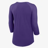 Minnesota Vikings женская Nike NFL 3/4-Sleeve футболка цвет фиолетовый