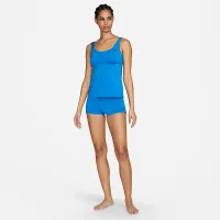 Nike Tankini женская Swimsuit Top синий