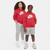 Nike Sportswear Club Fleece Big дитячі Толстовка з капюшоном (Extended Size) колір червоний